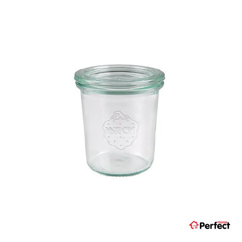 ظرف شيشه اي در دار Weck 140ml مدل 761