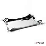 سینی استیل باقلوا خوری 2 گل براق Perfect home کد 2-9282
