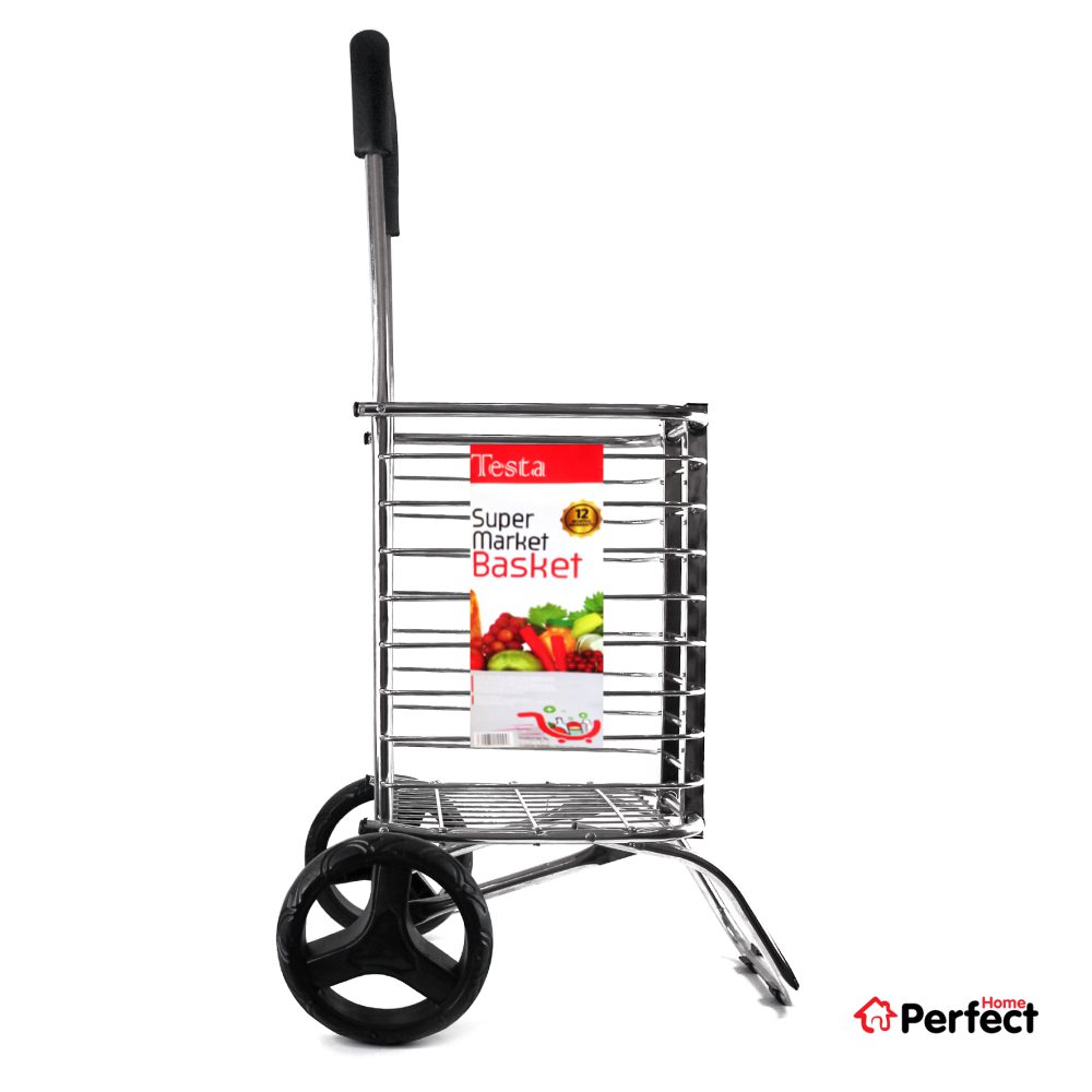 چرخ خرید استیل تاشوی Testa