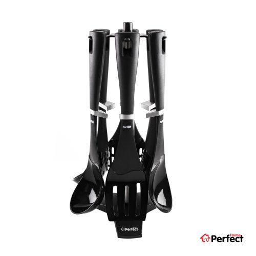 سرویس ۷ پارچه کفگیر و ملاقه پایه دار Perfect Home