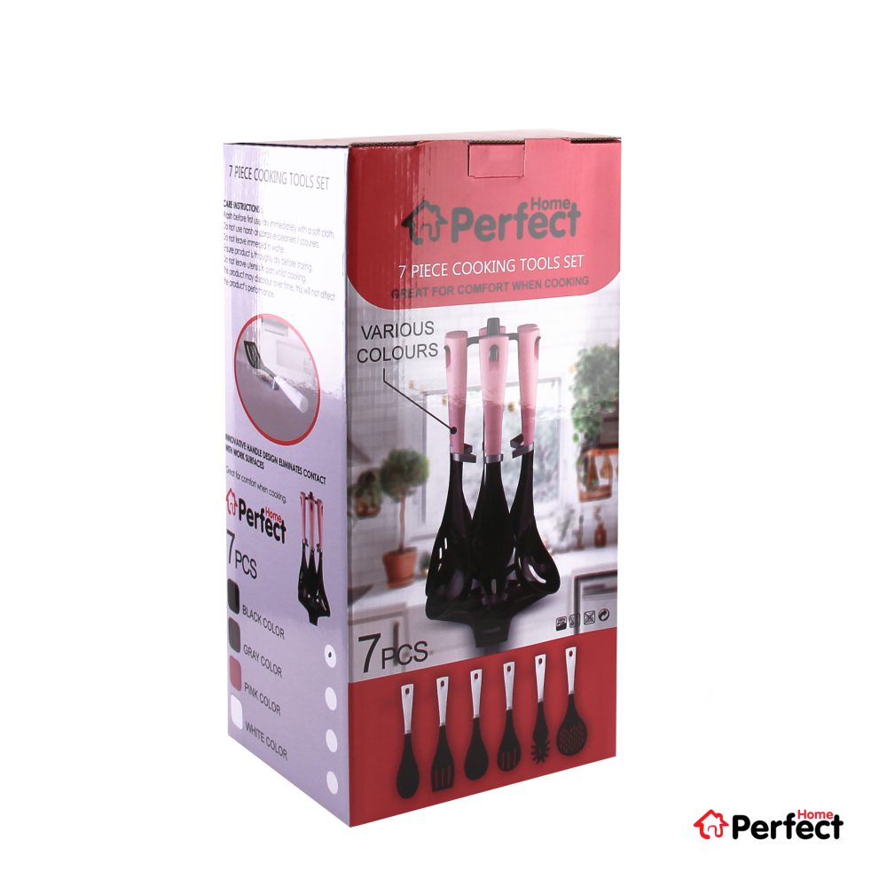 سرویس ۷ پارچه کفگیر و ملاقه پایه دار Perfect Home