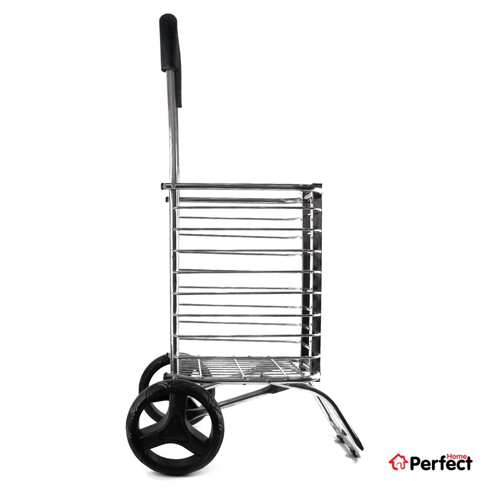 چرخ خرید استیل تاشوی PERFECTHOME