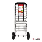 چرخ خرید استیل تاشوی PERFECTHOME