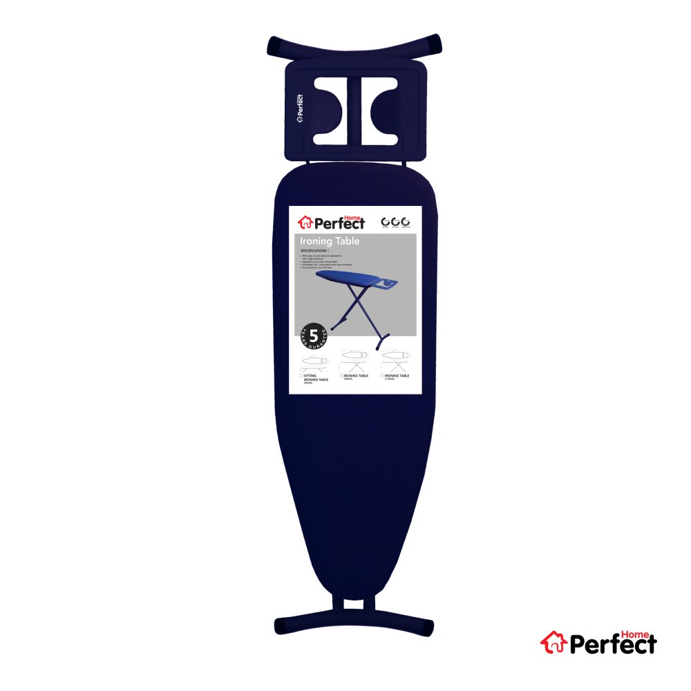 میز اتوی بلند PERFECTHOME مدل 110 سرمه ای