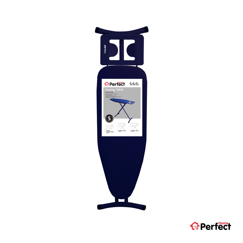 میز اتوی متوسط PERFECTHOME مدل 210 سرمه ای