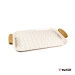 سینی فلزی PERFECTHOME مدل 6223 طرح لوزی