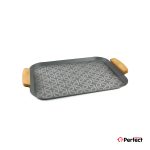 سینی فلزی PERFECTHOME مدل 6323 طرح زنجیر