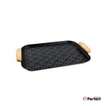 سینی فلزی PERFECTHOME مدل 6323 طرح زنجیر