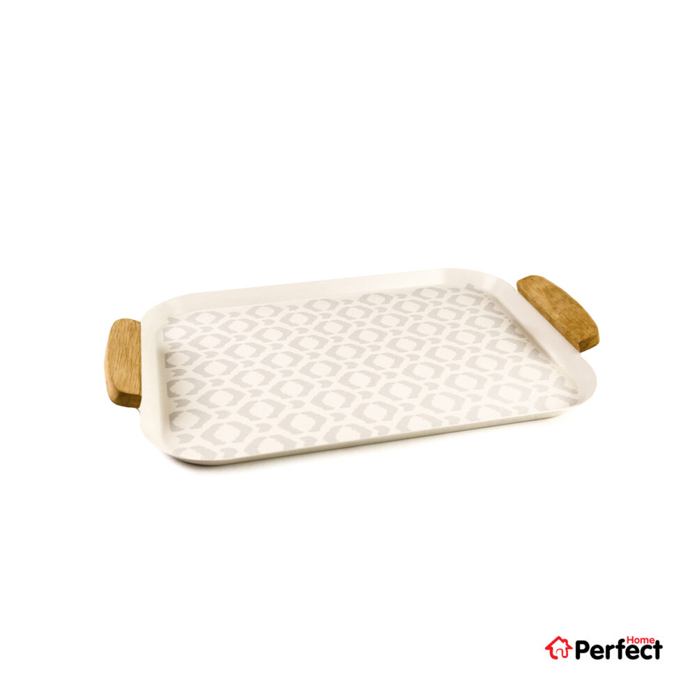 سینی فلزی PERFECTHOME مدل 6323 طرح لوزی