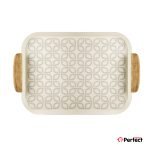 سینی فلزی PERFECTHOME مدل 6123 طرح زنجیر
