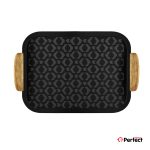 سینی فلزی PERFECTHOME مدل 6123 طرح لوزی