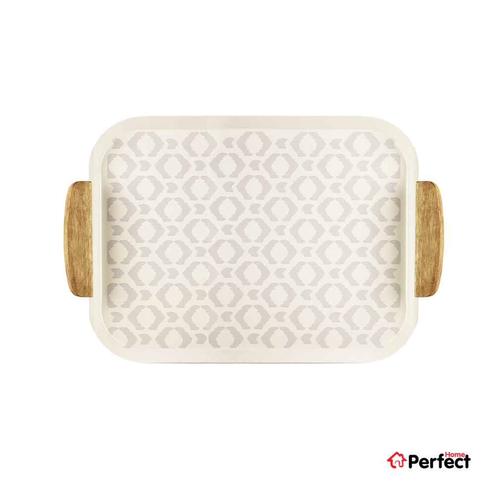 سینی فلزی PERFECTHOME مدل 6223 طرح لوزی