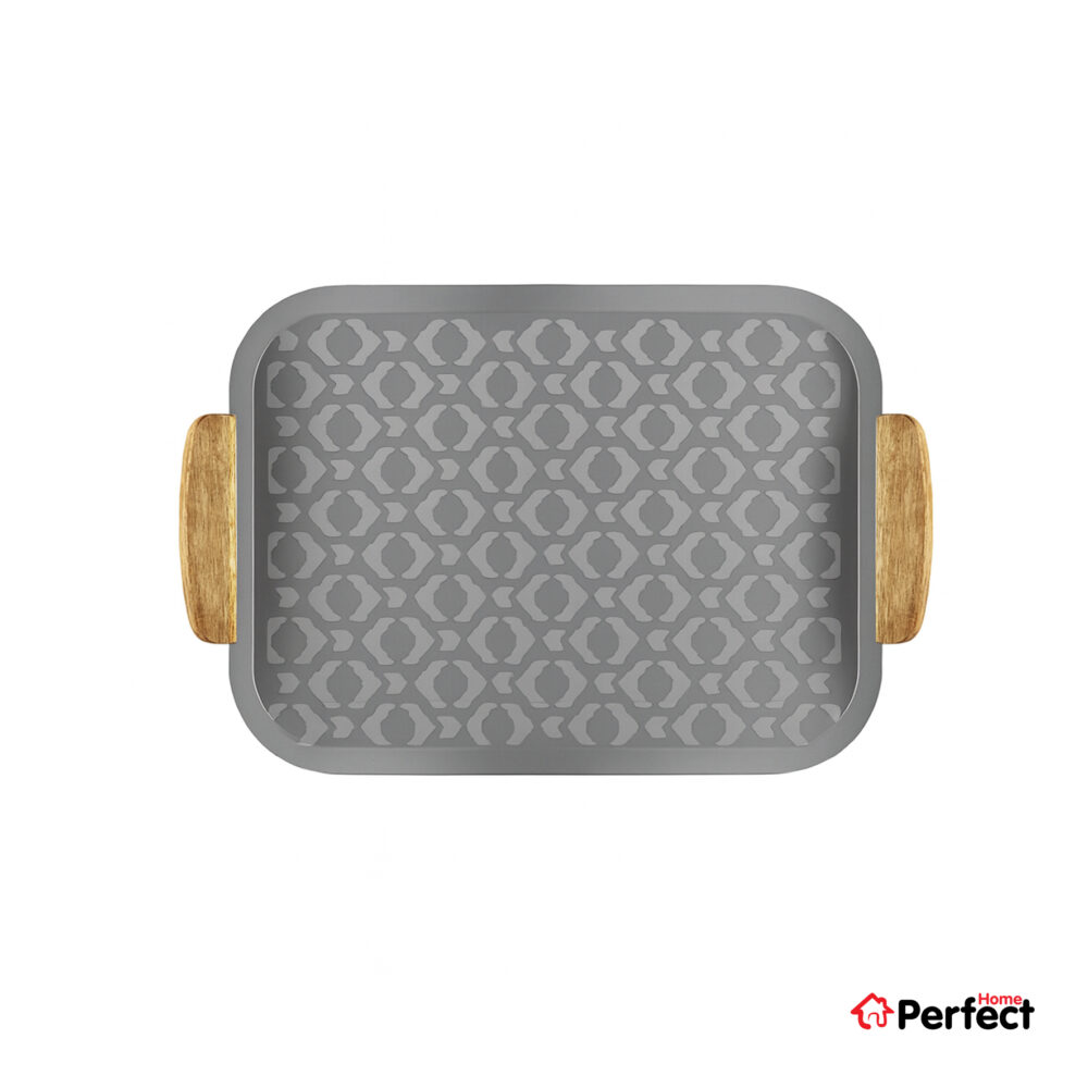 سینی فلزی PERFECTHOME مدل 6323 طرح لوزی