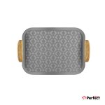 سینی فلزی PERFECTHOME مدل 6323 طرح لوزی