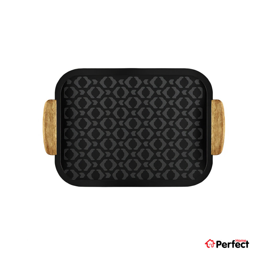 سینی فلزی PERFECTHOME مدل 6323 طرح لوزی