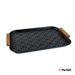 سینی فلزی PERFECTHOME مدل 6124 طرح زنجیر