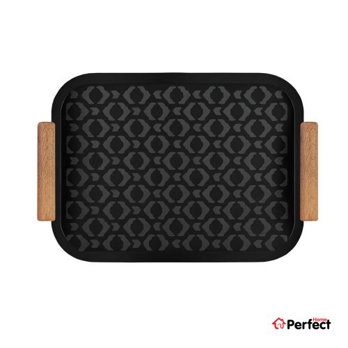 سینی فلزی PERFECTHOME مدل 6124 طرح لوزی