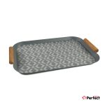 سینی فلزی PERFECTHOME مدل 6124 طرح لوزی