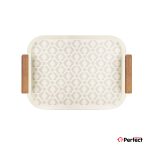 سینی فلزی PERFECTHOME مدل 6224 طرح لوزی
