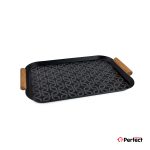سینی فلزی PERFECTHOME مدل 6224 طرح زنجیر