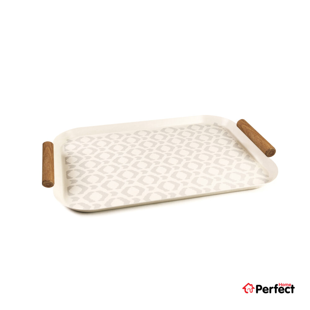 سینی فلزی PERFECTHOME مدل 6224 طرح لوزی