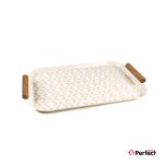 سینی فلزی PERFECTHOME مدل 6224 طرح لوزی