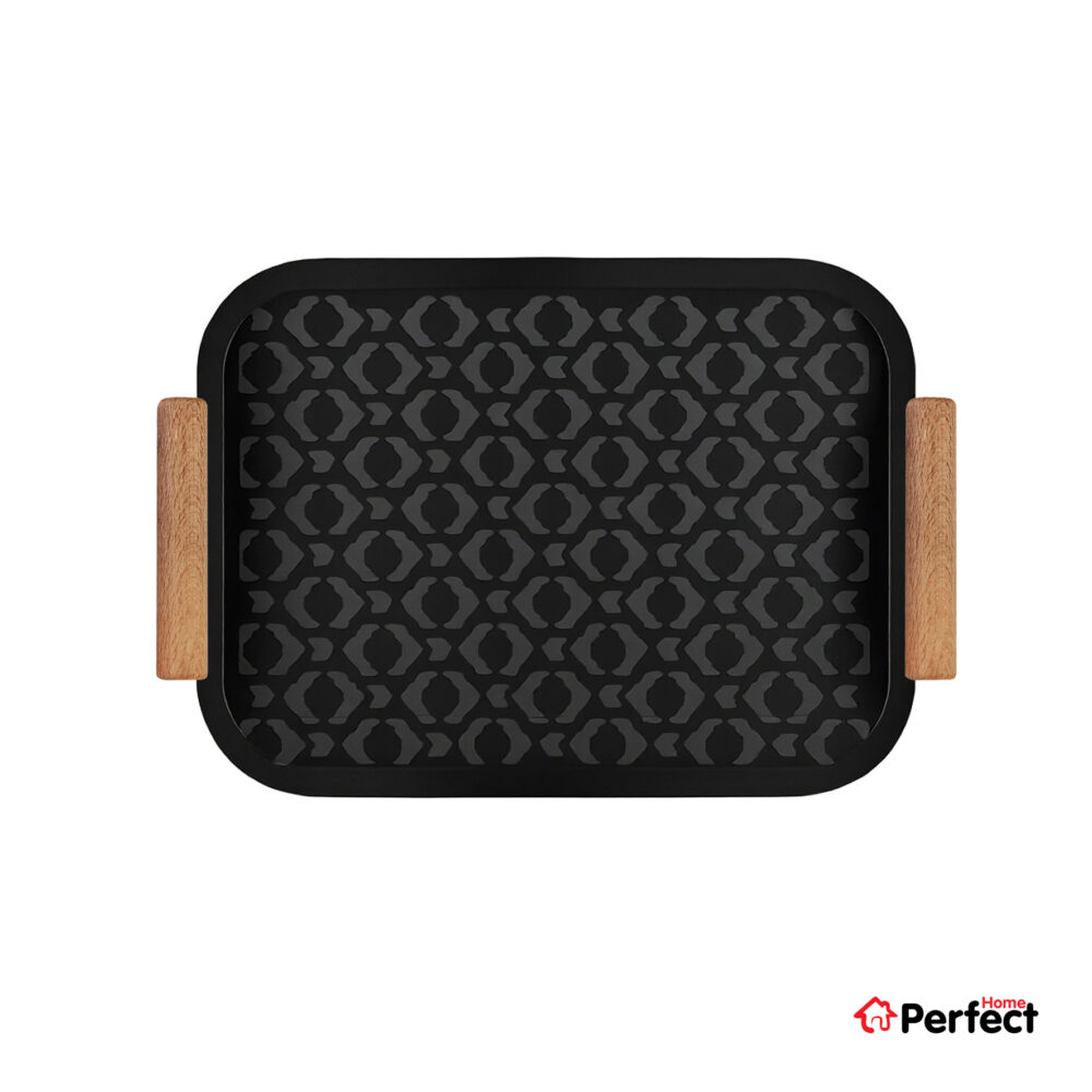سینی فلزی PERFECTHOME مدل 6224 طرح لوزی