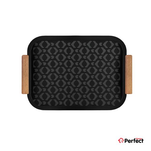سینی فلزی PERFECTHOME مدل 6224 طرح لوزی