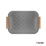 سینی فلزی PERFECTHOME مدل 6224 طرح زنجیر