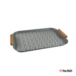 سینی فلزی PERFECTHOME مدل 6224 طرح لوزی