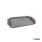 سینی فلزی PERFECTHOME مدل 6324 طرح زنجیر