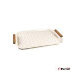 سینی فلزی PERFECTHOME مدل 6224 طرح زنجیر