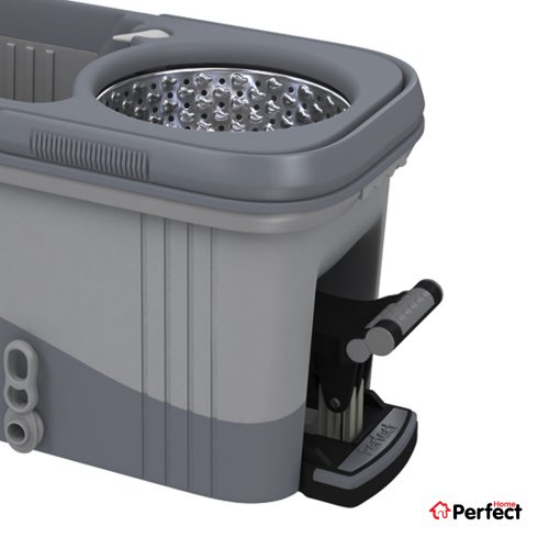سطل و زمین شوی چرخشی پدالی Perfecthome