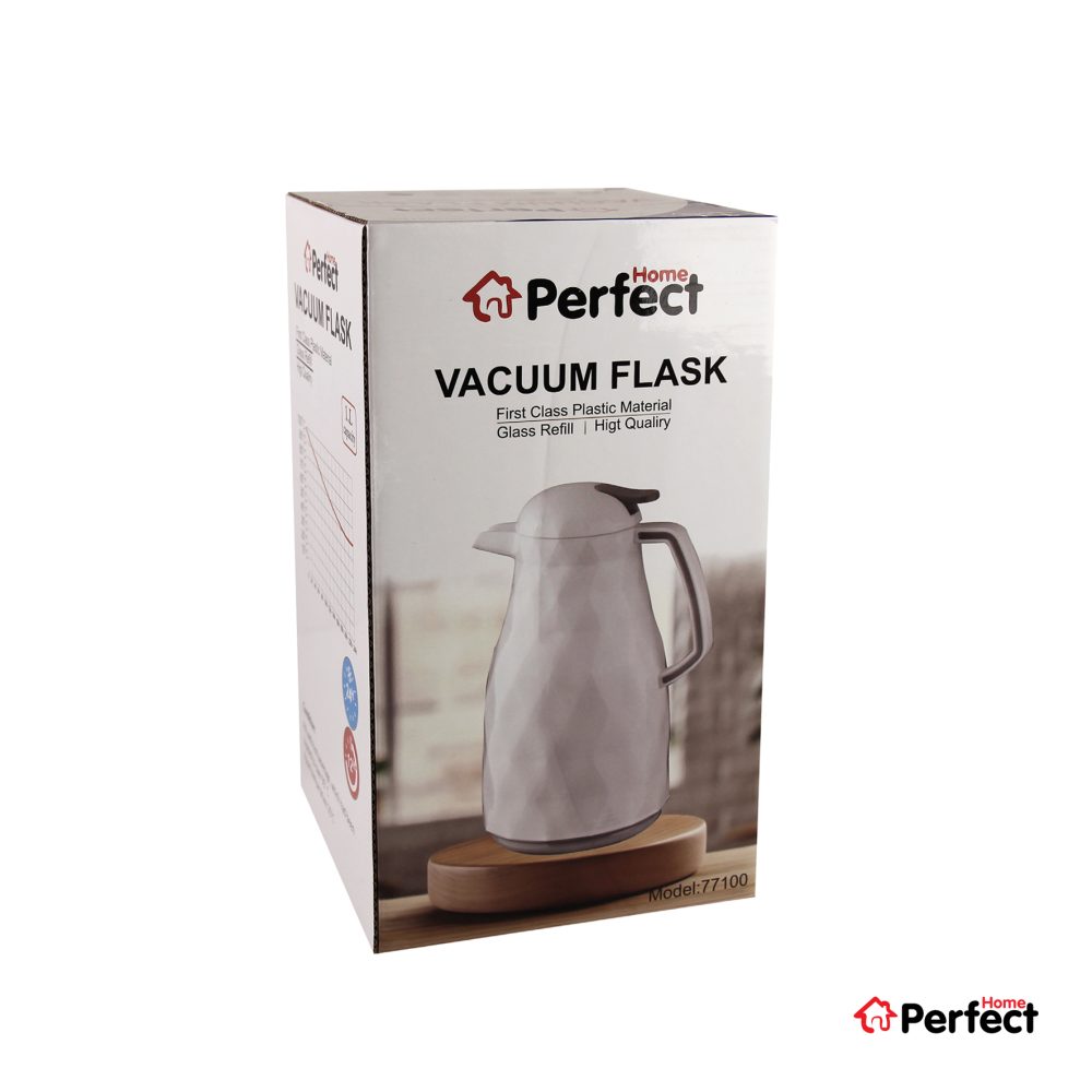 فلاسک 1 لیتری PerfectHome مدل 77100 رنگ سفید
