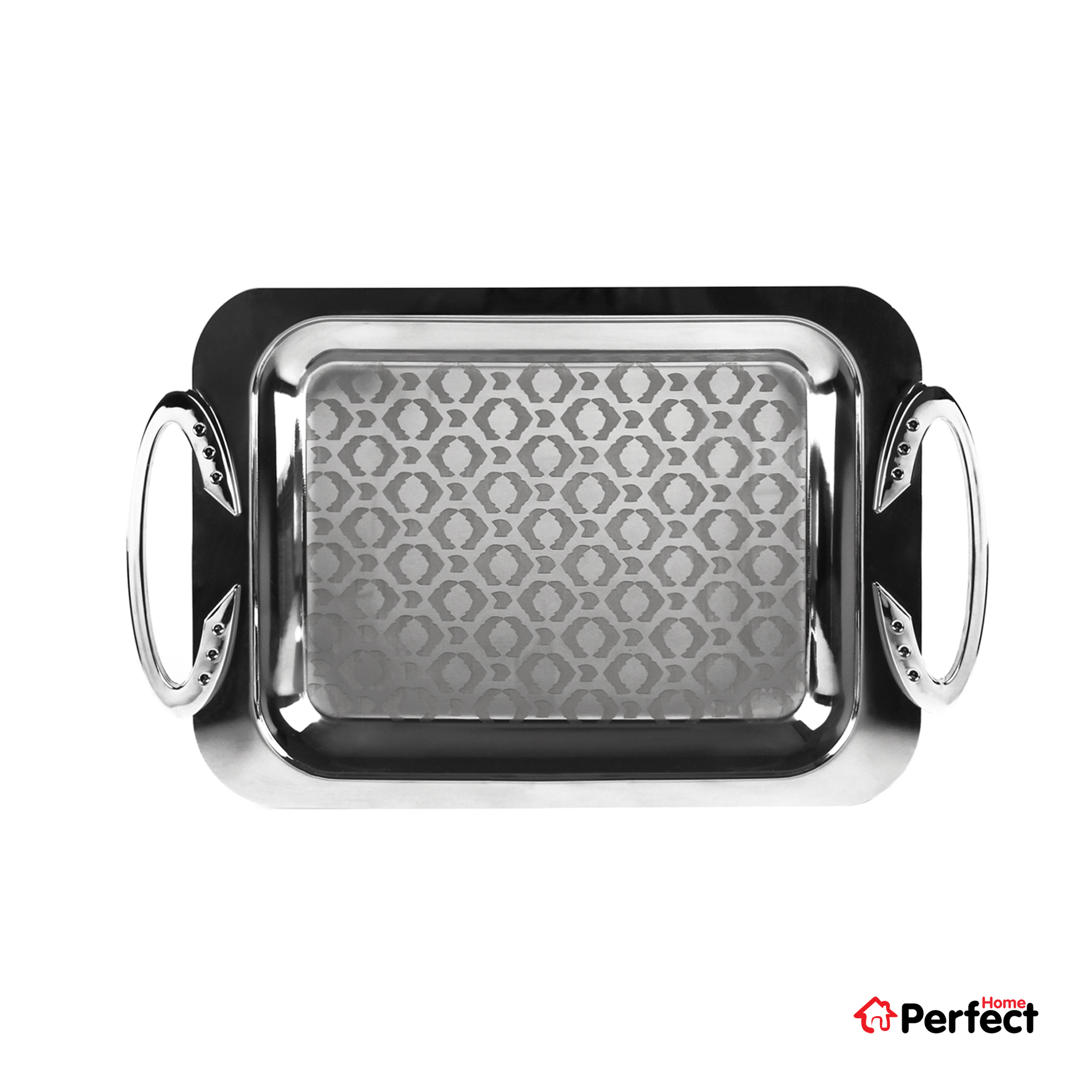 8113-2 سینی استیل سوپر پولیش مستطیل بزرگ Perfect home مدل 8113 ضخامت 0.8 mm