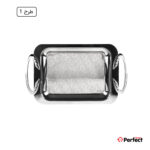 سینی استیل سوپر پولیش مستطیل کوچک Perfect home مدل 8213 ضخامت 0.8 mm