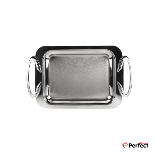 سینی استیل سوپر پولیش مستطیل کوچک Perfect home مدل 8213 ضخامت 0.8 mm