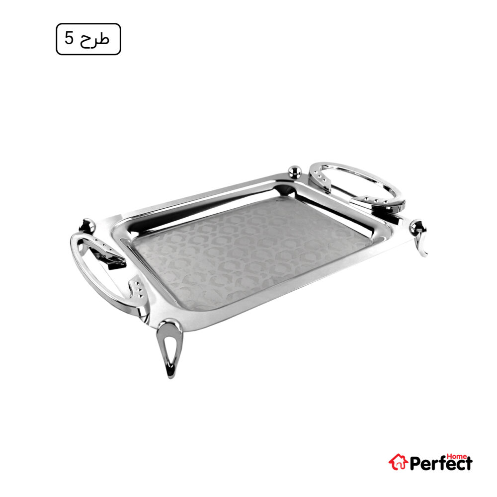 سینی استیل سوپر پولیش مستطیل کوچک Perfect home مدل A8213 ضخامت 0.8 mm