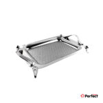 سینی استیل سوپر پولیش مستطیل کوچک Perfect home مدل A8277 ضخامت 0.8 mm