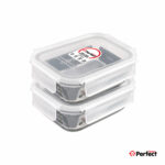 ظرف نگهدارنده Perfecthome مدل 2-P5463 حجم 630ml مجموعه دو عددی
