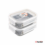 ظرف نگهدارنده Perfecthome مدل 2-P5463 حجم 630ml مجموعه دو عددی
