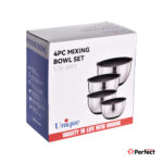 سرویس لگن 4 پارچ استیل درب دار یونیک کد 4092