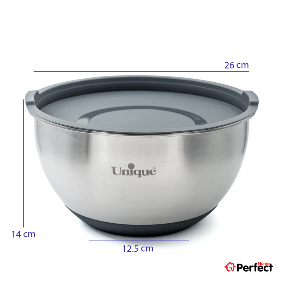 سرویس لگن 4 پارچ استیل درب دار یونیک کد 4092